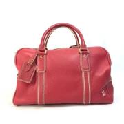 Pre-owned Leather louis-vuitton-bags Louis Vuitton Vintage , Red , Dam...