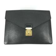 Pre-owned Leather louis-vuitton-bags Louis Vuitton Vintage , Black , D...