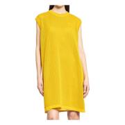 Equestrian Knight Jacquard Mesh Jurk Burberry , Yellow , Dames