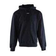 Blauwe Katoenen Sweater voor Heren Hugo Boss , Blue , Heren