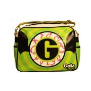 Stijlvolle Groene Stoffen Handtas met Schouderband Gola , Green , Dame...