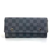 Pre-owned Fabric wallets Louis Vuitton Vintage , Black , Dames