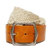 Gevlochten katoenen riem Max Mara Weekend , Brown , Dames