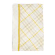 Lichtgewicht katoenen ruit pareo Burberry , Yellow , Dames