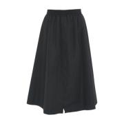 Black Tech NYL Circle Midi Rok Golden Goose , Black , Dames