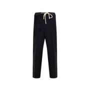 Plooivoorkant broek Palm Angels , Black , Heren