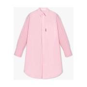 Katoenen jurk Palm Angels , Pink , Dames