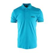 Slim Fit Blauwe Polo Shirt Hugo Boss , Blue , Heren