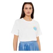 T-shirt Pieces , White , Dames