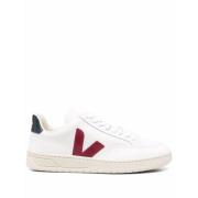 Sneakers met reliëflogo Veja , White , Heren