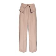 Plooi-front broek Acne Studios , Beige , Dames