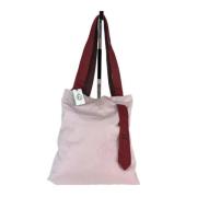 Pre-owned Cotton shoulder-bags Hermès Vintage , Pink , Dames