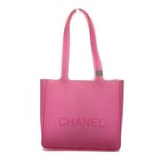 Pre-owned Leather chanel-bags Chanel Vintage , Purple , Dames