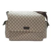 Pre-owned Canvas gucci-bags Gucci Vintage , Beige , Dames