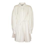 Witte Jurk Abito/Dress Msgm , White , Dames