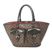 Pre-owned Canvas louis-vuitton-bags Louis Vuitton Vintage , Brown , Da...