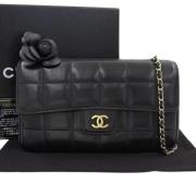 Pre-owned Fabric chanel-bags Chanel Vintage , Black , Dames