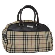 Pre-owned Canvas travel-bags Burberry Vintage , Beige , Dames