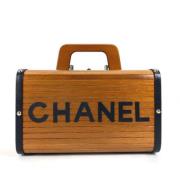 Pre-owned Leather chanel-bags Chanel Vintage , Red , Dames