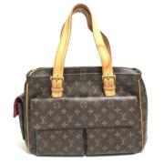 Pre-owned Canvas louis-vuitton-bags Louis Vuitton Vintage , Brown , Da...