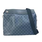 Pre-owned Fabric louis-vuitton-bags Louis Vuitton Vintage , Blue , Dam...