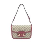 Pre-owned Canvas gucci-bags Gucci Vintage , Beige , Dames