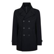 Klassieke Peacoat voor Mannen Herno , Blue , Heren