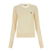 Ivory Katoenmix Sweater Vivienne Westwood , White , Dames