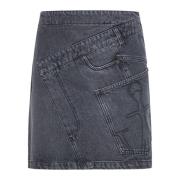 Grijze Geplooide Rok JW Anderson , Gray , Dames