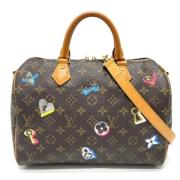 Pre-owned Fabric louis-vuitton-bags Louis Vuitton Vintage , Brown , Da...