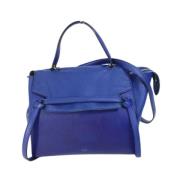 Pre-owned Leather celine-bags Celine Vintage , Blue , Dames