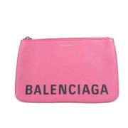 Pre-owned Leather balenciaga-bags Balenciaga Vintage , Pink , Dames