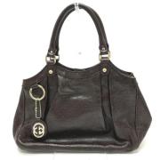 Pre-owned Leather gucci-bags Gucci Vintage , Brown , Dames