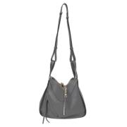 Pre-owned Leather shoulder-bags Loewe Pre-owned , Gray , Dames