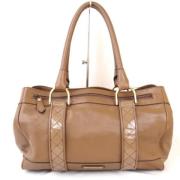 Pre-owned Fabric shoulder-bags Burberry Vintage , Brown , Dames