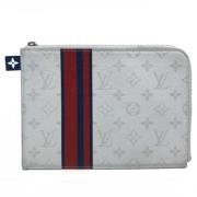 Pre-owned Fabric louis-vuitton-bags Louis Vuitton Vintage , White , Da...