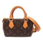 Pre-owned Canvas louis-vuitton-bags Louis Vuitton Vintage , Brown , Da...