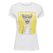 T-shirt Only , White , Dames