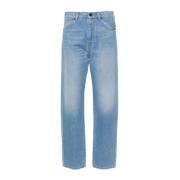 Blauwe denim jeans met vijf zakken Max Mara , Blue , Dames