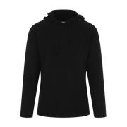 Zwarte Gebreide Hoodie C.p. Company , Black , Heren