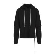 Zwarte Hustler Hoodie Rick Owens , Black , Heren