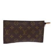 Pre-owned Canvas pouches Louis Vuitton Vintage , Brown , Dames