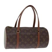 Pre-owned Canvas handbags Louis Vuitton Vintage , Brown , Dames