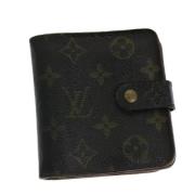 Pre-owned Canvas wallets Louis Vuitton Vintage , Brown , Dames