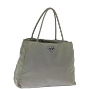 Pre-owned Nylon totes Prada Vintage , Gray , Dames