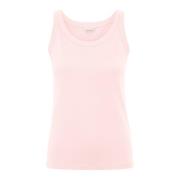 Zachte Katoenen Top Potpourri Stijl Part Two , Pink , Dames