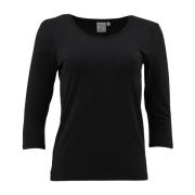 Zwarte Unieke Blouse 2-Biz , Black , Dames