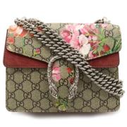 Pre-owned Canvas gucci-bags Gucci Vintage , Beige , Dames