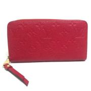 Pre-owned Fabric wallets Louis Vuitton Vintage , Red , Dames