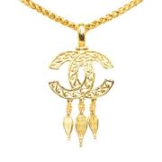 Pre-owned Yellow Gold necklaces Chanel Vintage , Yellow , Dames